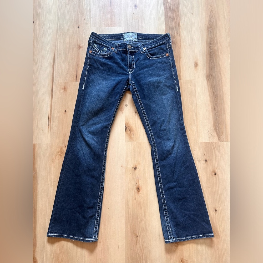 Big Star Vintage Liv Dark Blue Flare Jeans
